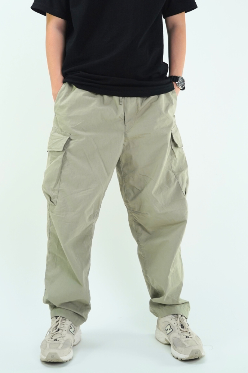 UNQLLL Cargo Wide Parachute Pants
