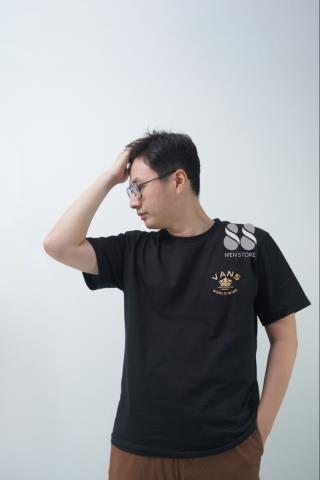 V Black Checkerboard T-Shirt
