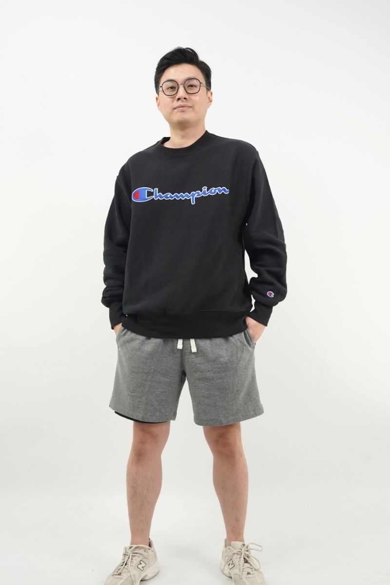 C Reverse Weave Crewneck