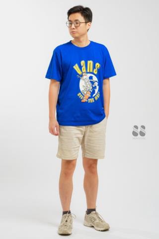 V Blue Skeleton T Shirt